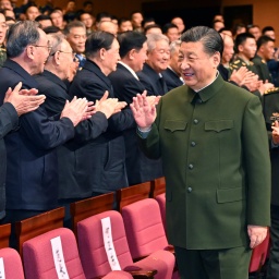 Der chinesische Präsident Xi Jinping beim Frühlingsfest in Peking, 29. Januar 2024.