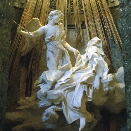 Skulptur &#034;Die Verzückung der Heiligen Therese&#034; von Giovanni Lorenzo Bernini