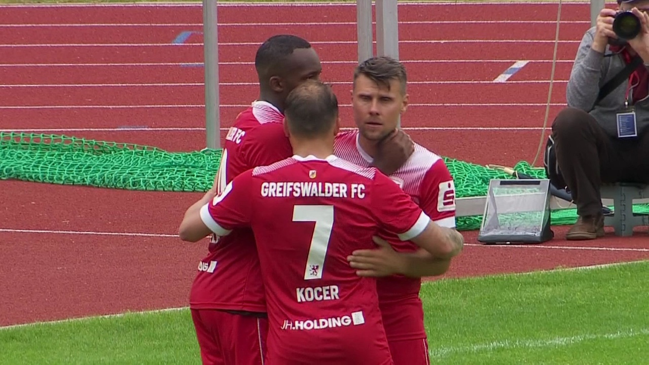 Greifswalder FC vs. ZFC Meuselwitz – die Tore auf einen Blick