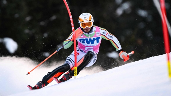 Sportschau Wintersport - Der Slalom Der Männer In Wengen - In Der Zusammenfassung