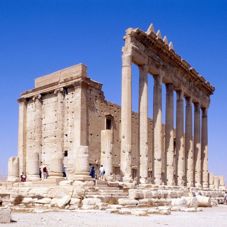 Ruine des Baal-Tempels in der antiken Stadt Palmyra - Syrien