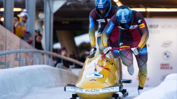 Sportschau Wintersport - Der Zweierbob Der Männer In Innsbruck - Die Zusammenfassung