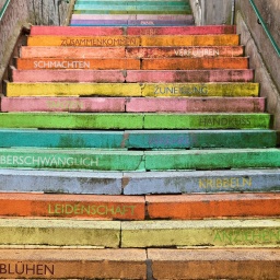 Bunte Treppen in Wuppertal