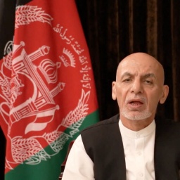 Ashraf Ghani in seiner ersten Videoansprache nach dem Fall von Kabul.