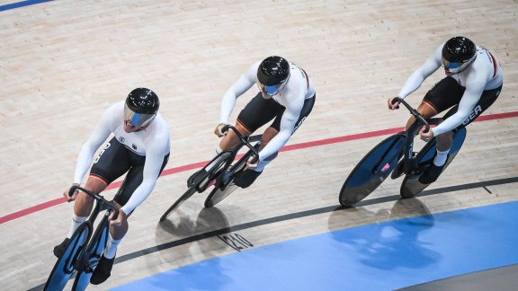 Sportschau Olympia 2024 - Bahnrad- Team Sprint: Der Lauf Des Deustchen Teams