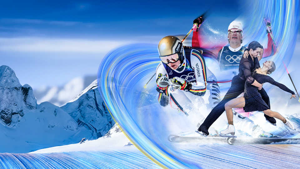 Emma Aicher, Johannes Høsflot Klæbo sowie Nikita Volodin und Minerva Hase