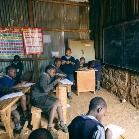 Schule in Nairobi, Kenia
