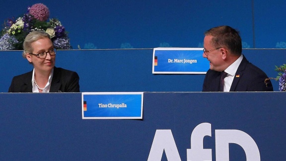 Morgenmagazin - Afd-parteitag: Chrupalla Und Weidel Als Vorsitzende Wiedergewählt