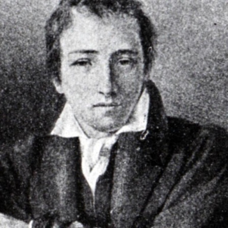 Porträt von Heinrich Heine (1797- 1856).