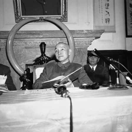 Der chinesische Politiker Chiang Kai-Shek. 