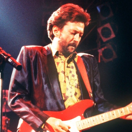 Eric Clapton bei einem Konzert 1987 in der Dortmunder Westfalenhalle