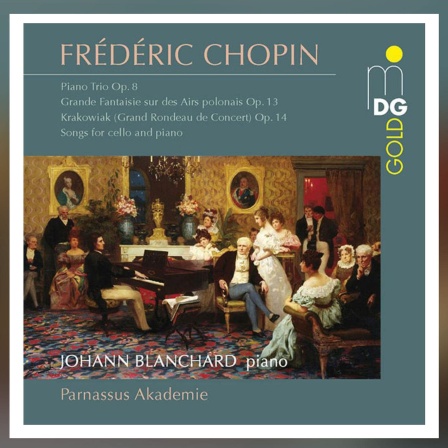 CD-Cover: Johann Blanchard - Parnassus Akademie - Frédéric Chopin