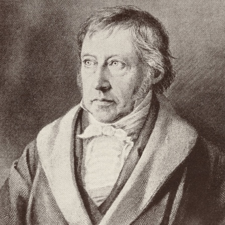 Porträt des Philosophen Georg Wilhelm Friedrich Hegel (1770 - 1831)