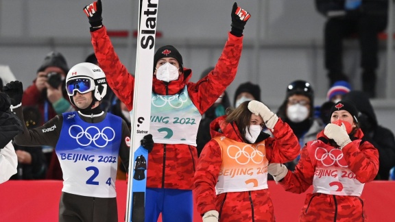 Sportschau - Skispringen: Teamspringen (x) - Die Zusammenfassung