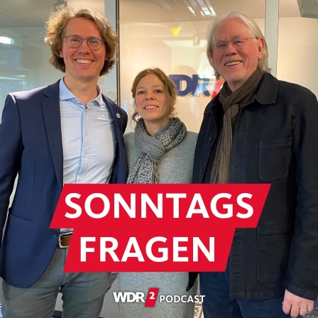 Fritjof, Nina und Manfred Nelting (.v.l.) im WDR 2 Studio