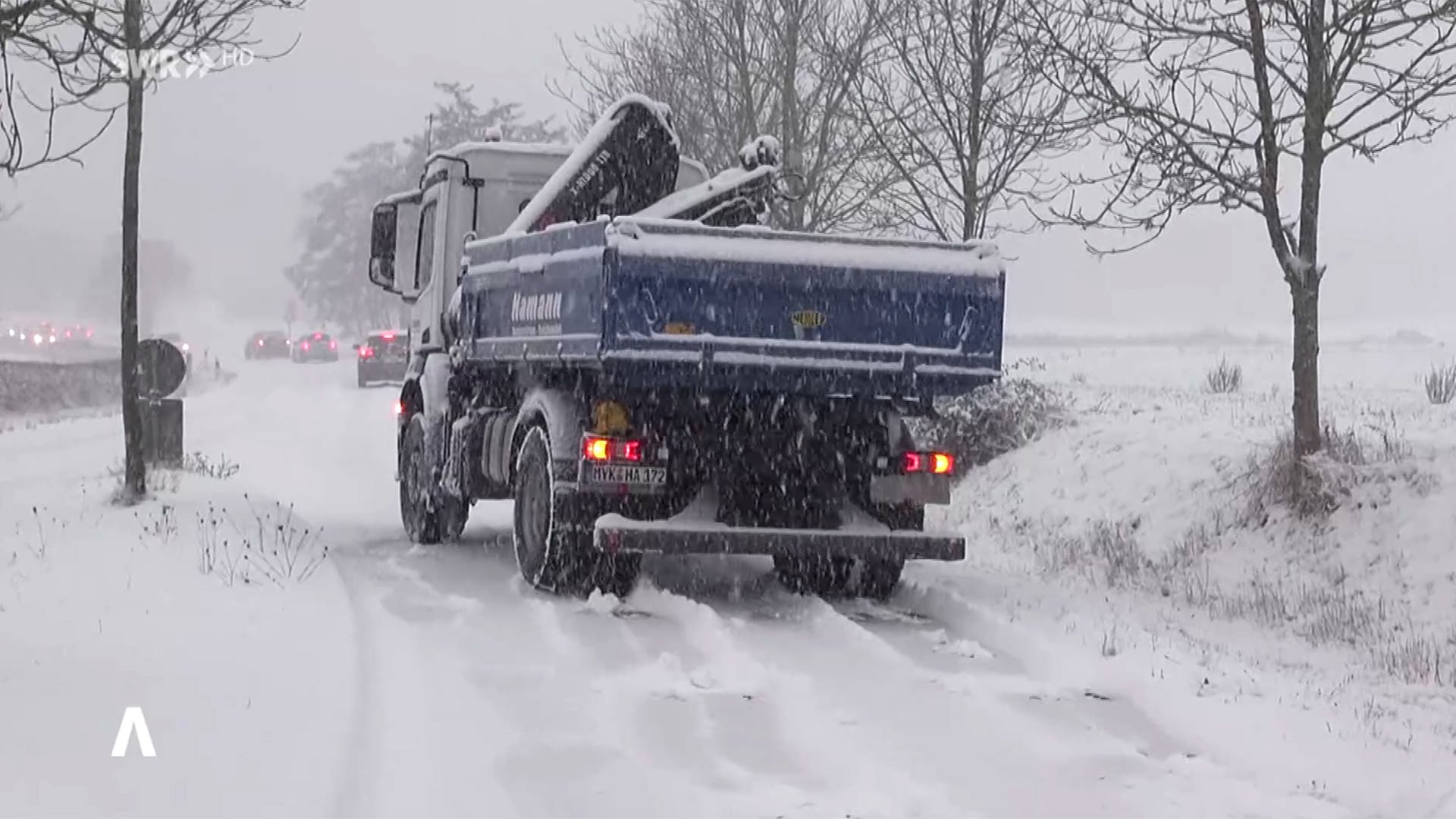 SWR Aktuell Rheinland-Pfalz: Schnee Führt Zu Chaos Auf Etlichen Straßen ...