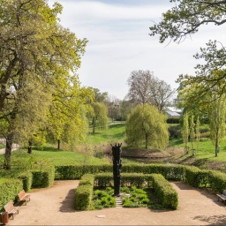 Blick in einen Park