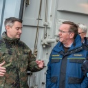 Verteidigungsminister Boris Pistorius besucht erstmals die Deutsche Marine in Eckernförde