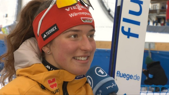 Sportschau Wintersport - Nathalie Armbruster - 'bin Richtig überglücklich'