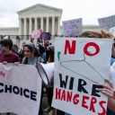 Washington: Demonstranten protestieren vor dem Obersten Gerichtshof für das Recht auf Abtreibung