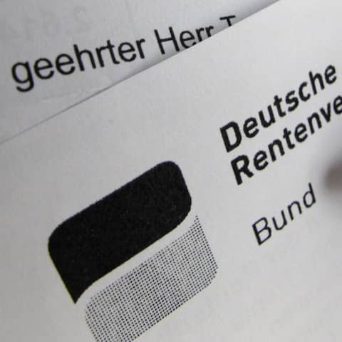Ein Schreiben der Deutschen Rentenversicherung.