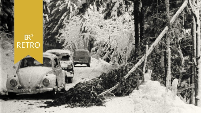 Dauerschneefall im Bayerischen Wald | Bild: BR Archiv
