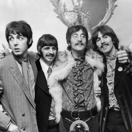 The Beatles (L-R): PAUL MCCARTNEY, RINGO STARR, JOHN LENNON and GEORGE HARRISON