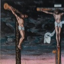Jesu am Kreuz.