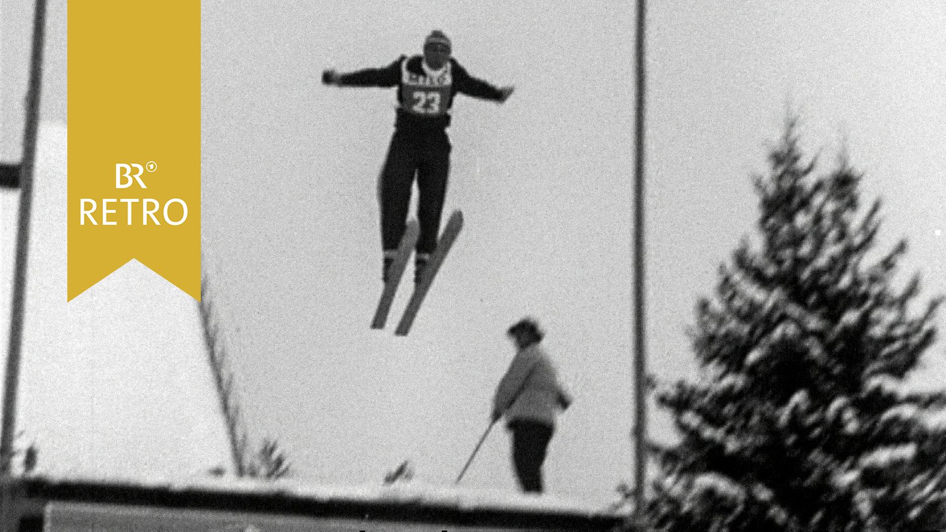BR Retro Bayerische Nordische Skimeisterschaften in Ruhpolding 1961