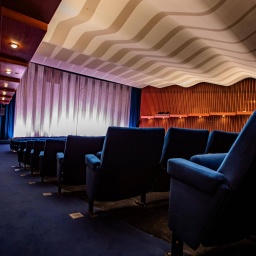 Der Kinosaal im Kino International auf der Karl-Marx-Allee in Berlin. 
