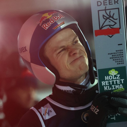 Andreas Wellinger enttäuscht nach dem Skifliegen in Oberstdorf