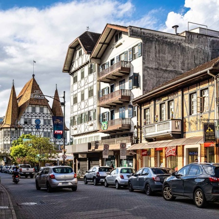 Deutsche Architektur in Blumenau, Brasilien (Bild: IMAGO/Pond5 Images)