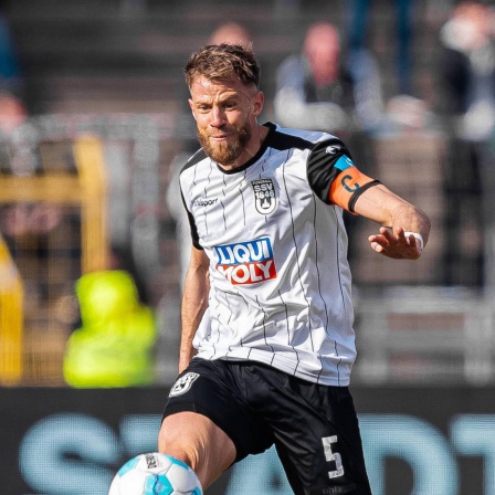 Ulms Kapitän Johannes Reichert in Aktion