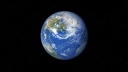 Der blaue Planet aus dem Weltraum fotografiert.