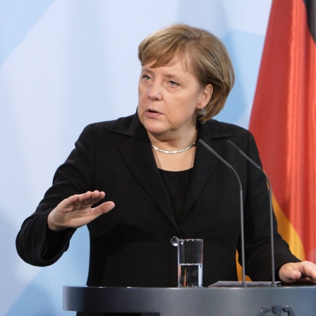 Angela Merkel, Bundeskanzlerin und CDU Vorsitzende im Jahr 2006 in Berlin