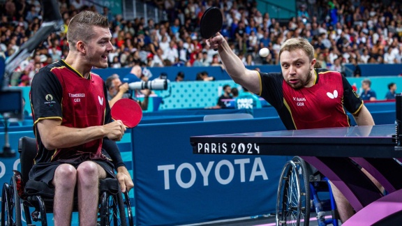 Sportschau Paralympics 2024 - Para-tischtennis - Die Zusammenfassung Der Deutschen Spiele