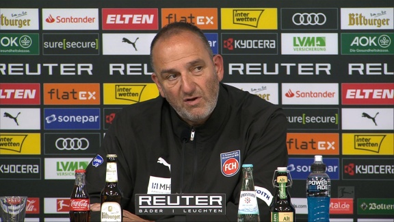 Sportschau Bundesliga - Heidenheim-coach Schmidt - 'war Ein Wildes Spiel'