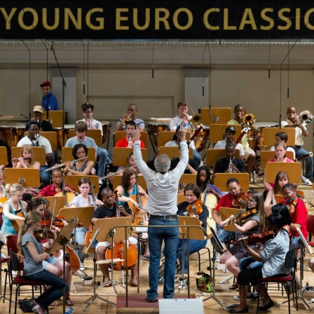 Probe vor einem Konzert der Young Euro Classic. (Archivbild-Quelle: Picture Alliance)