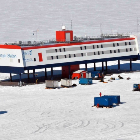 Die deutsche Forschungsbasis Neumayer-Station III in der Antartkis