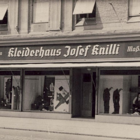 Das Kleiderhaus Josef Knilli im Jahr 1938