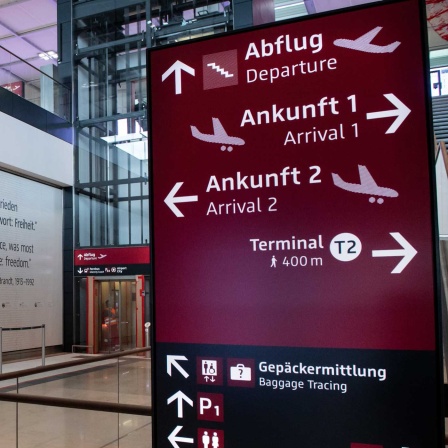 Terminal 1 des BER-Flughafens Berlin (Bild: dpa/ picture alliance/ Bernd von Jutrczenka)