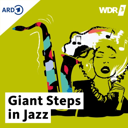 Illustration Jazz Podcast: Eine Sängerin und ein Saxophon.