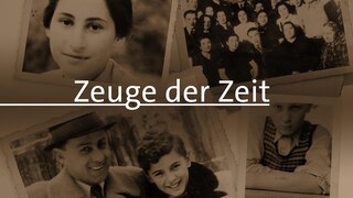 Schriftzug "Zeuge der Zeit" mit historischen Bildern von Menschen | Bild: picture-alliance/dpa, colourbox.com; Montage: BR