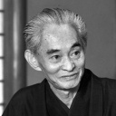 Der japanische Schriftsteller und der Literaturnobelpreisträger von 1968 Yasunari Kawabata (1899-1972), Aufnahme von 1966