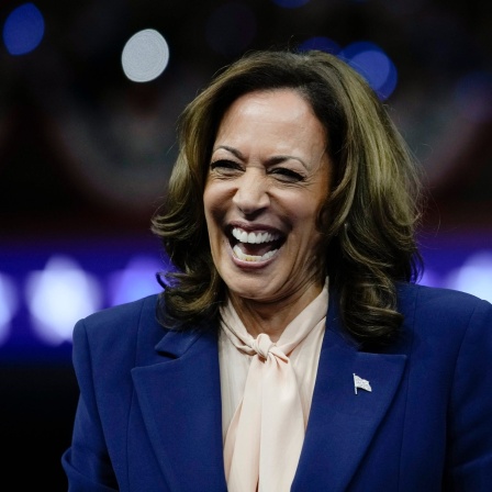 Democratic presidential nominee Vice President Kamala Harris