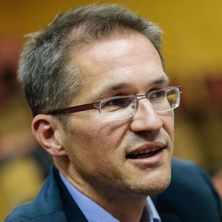Ein Porträtbild von Gerald Knaus, Vorsitzender des österreichischen Thinktanks Europäische Stabilitätsinitiative (ESI),