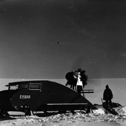 Deutsche Grönlandexpedition Alfred Wegener; Motorschlitten &#034;Eisbär&#034; 1930/31