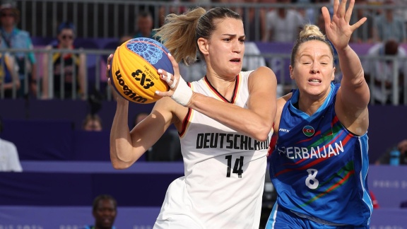 Sportschau Olympia 2024 - Basketball 3x3: Deutschland - Aserbaidschan Im Re-live