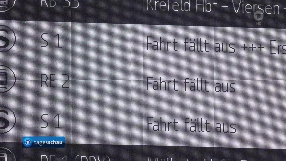 Tagesschau - Bahnverkehr In Nrw Durch Brand In Kabelschacht Gestört