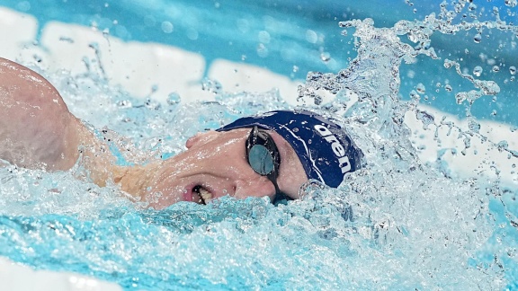 Sportschau Olympia 2024 - Schwimmen: Das Gold-rennen Von Lukas Märtens Im Re-live